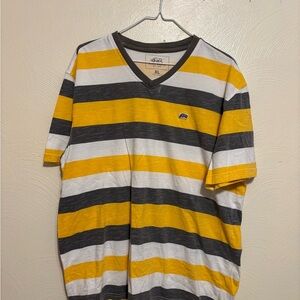 Ecko Unlimited Yellow and Gray Short Sleeve Tee